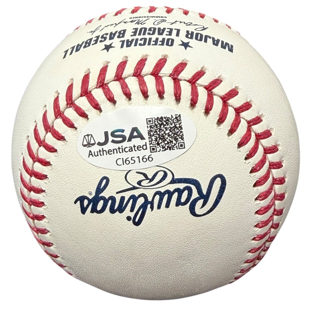 Luis Arraez Signed 20th Anniversary Petco Park Logo Baseball JSA COA SD Padres
