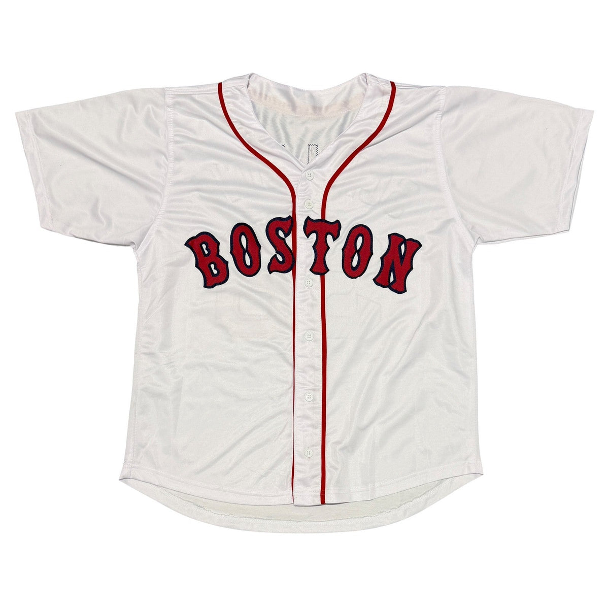 Curt Schilling Signed Autographed Boston Red Sox Custom Jersey JSA Witness COA W