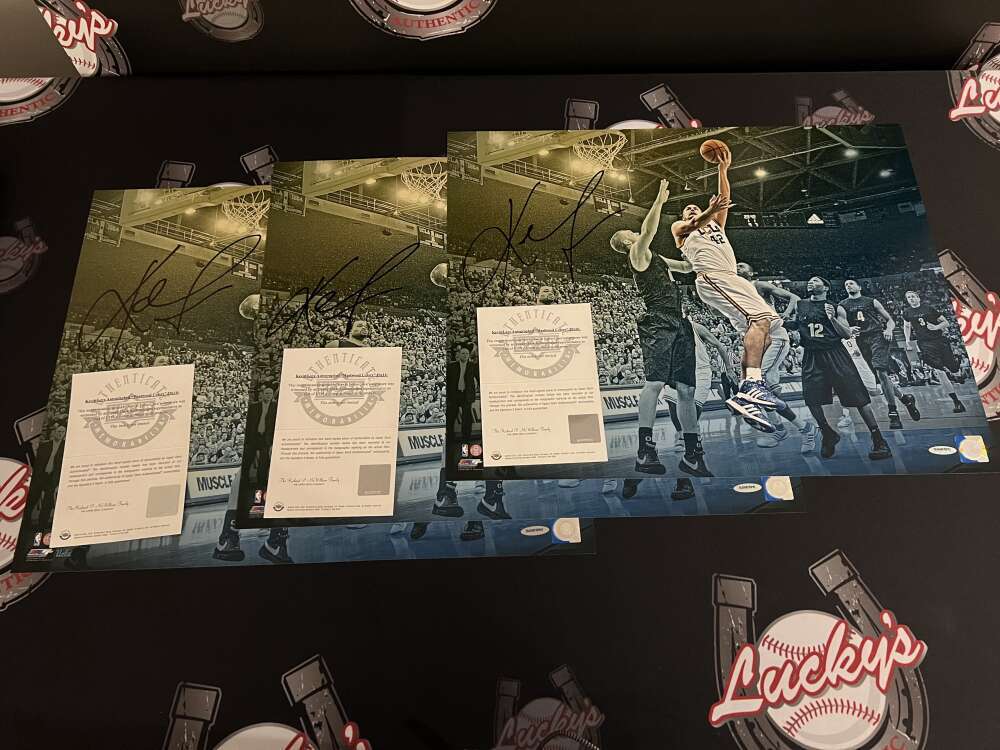 Kevin Love Signed Auto 16x20 Photo Westwood Colors Upper Deck UDA COA UCLA