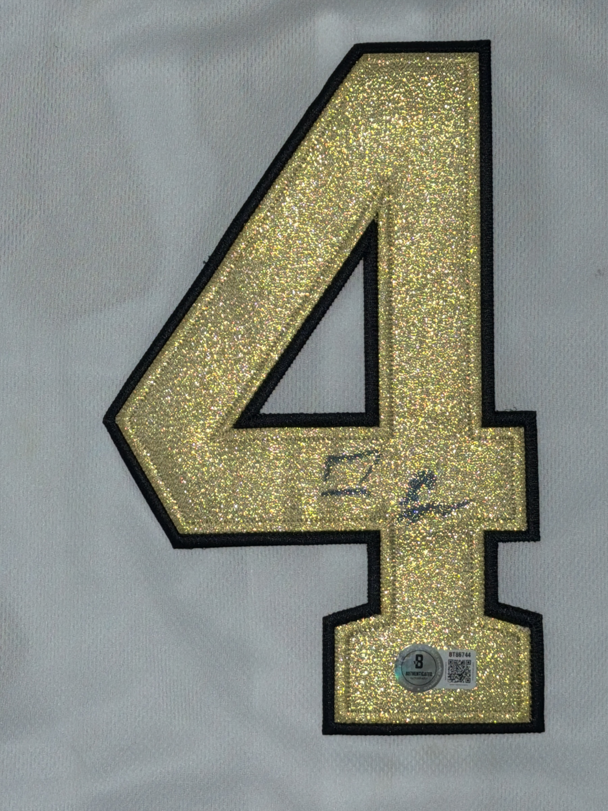 George Springer Signed 2017 World Series Astros Custom Replica Jersey BAS COA