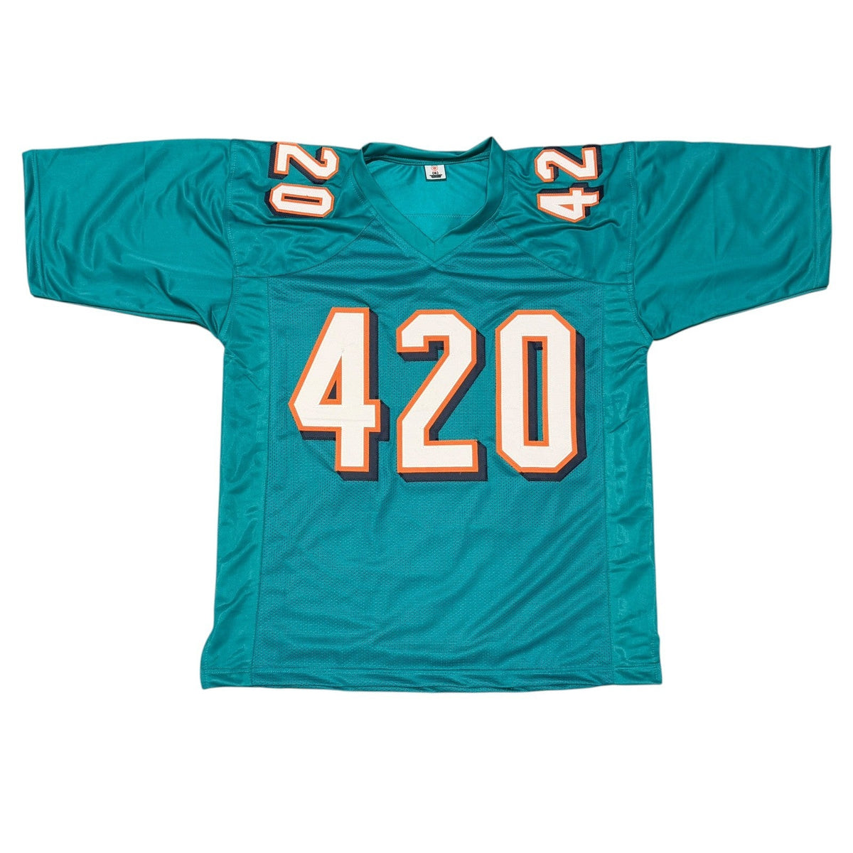 Ricky Williams Signed Dolphins 420 Custom Jersey w/ Weed Inscs JSA Witness COA