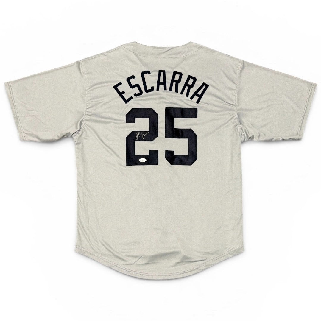 JC Escarra Signed Autographed New York Yankees Custom Jersey JSA COA