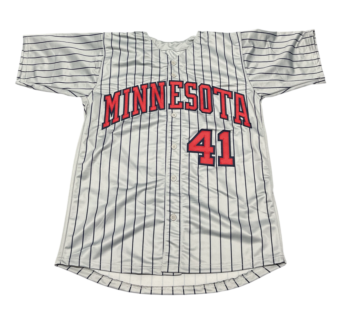 Jeff Reardon Signed Minnesota Twins Custom Jersey w/ 87 WSC Beckett Wit BAS COA