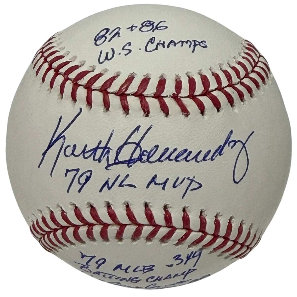 Keith Hernandez Signed Autographed ROMLB Baseball w/ 4 Stat Inscs JSA COA Mets
