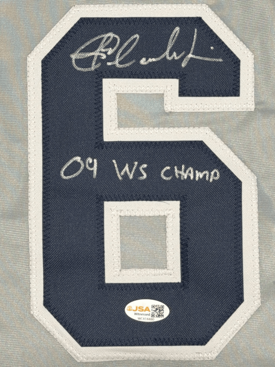 Joba Chamberlain Signed New York Yankees Custom Jersey w/ 09 WS Champs JSA W COA