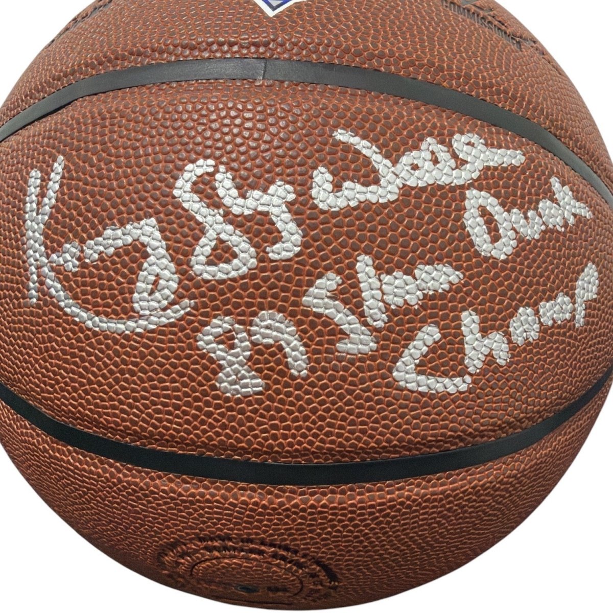 Kenny Sky Walker Signed Wilson Knicks Basketball w/ 89 Dunk Champ JSA W COA