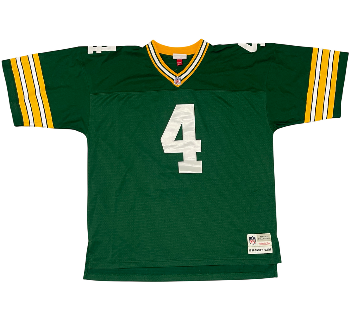 Brett Favre Signed Green Bay Packers Mitchell &amp; Ness Jersey Upper Deck UDA COA