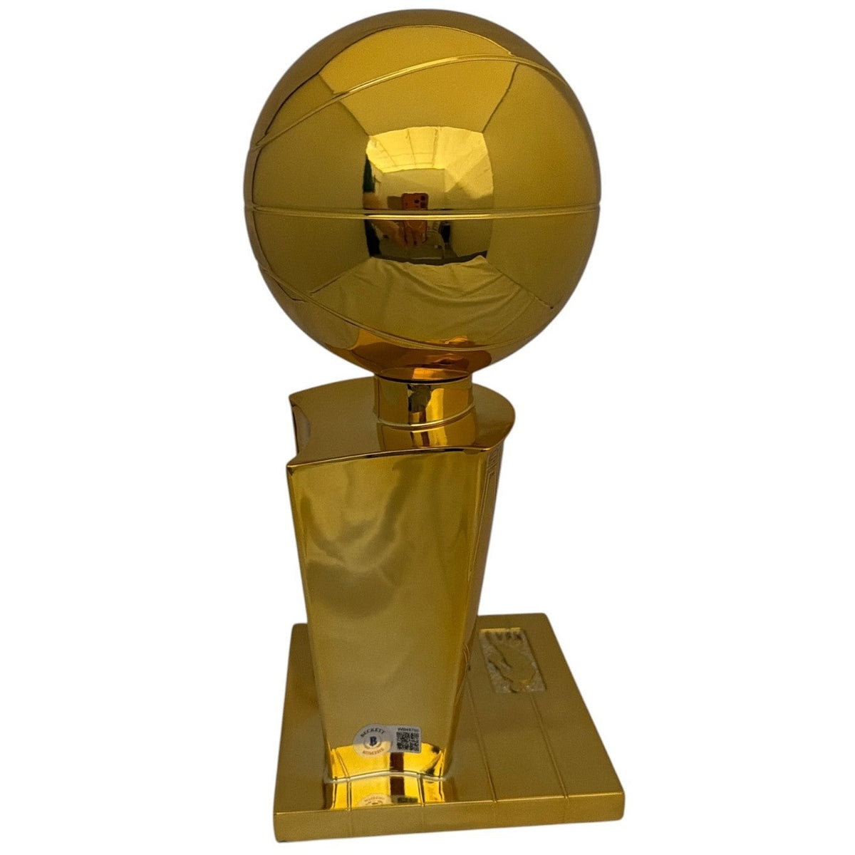 Giannis Antetokounmpo Signed 2021 Bucks NBA Champion Replica Trophy Fanatics COA