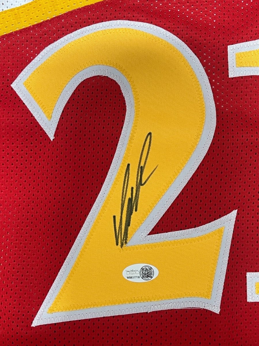 Dominique Wilkins Signed Atlanta Hawks Custom Red Jersey JSA COA