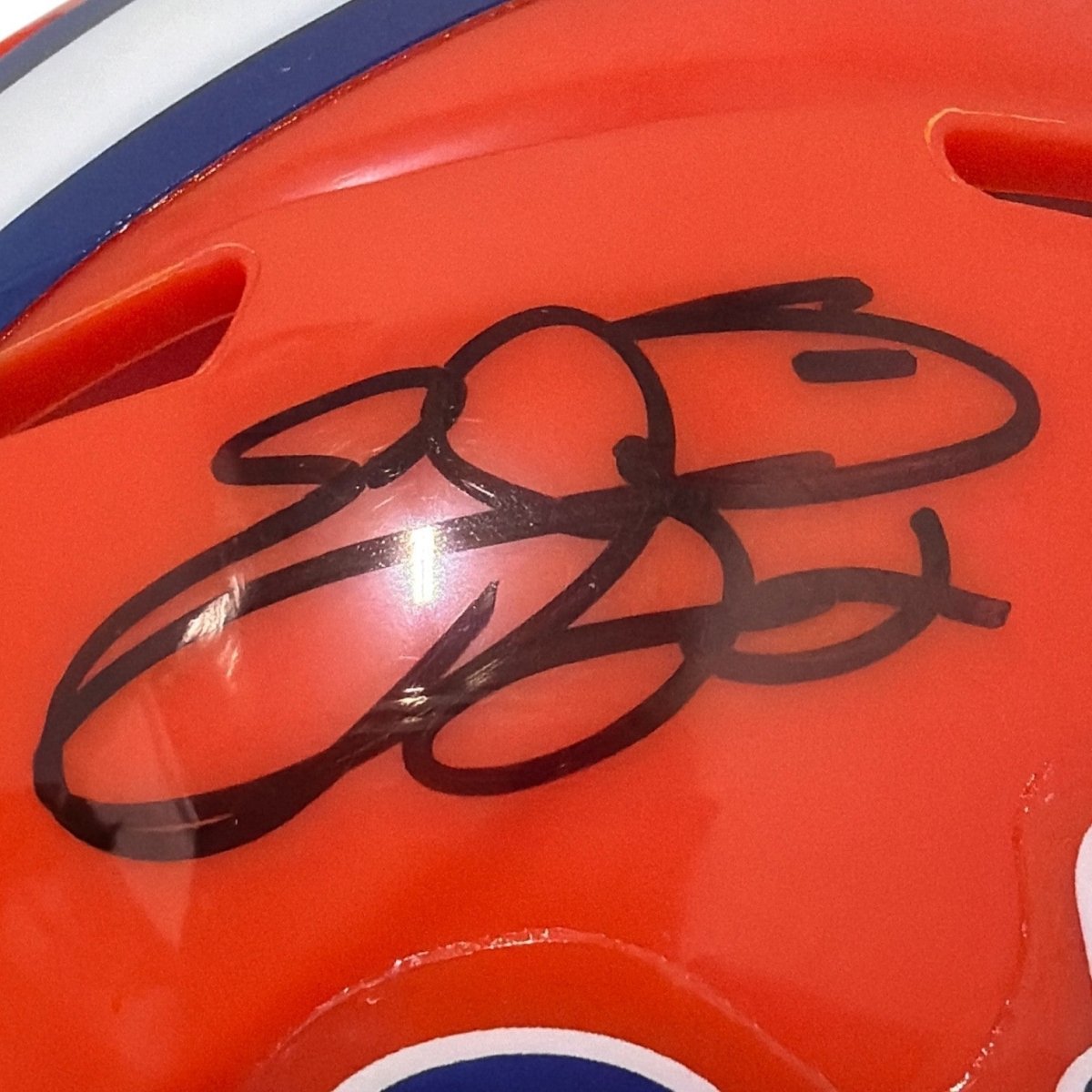 Emmitt Smith Signed Florida Gators Speed Mini Helmet JSA COA