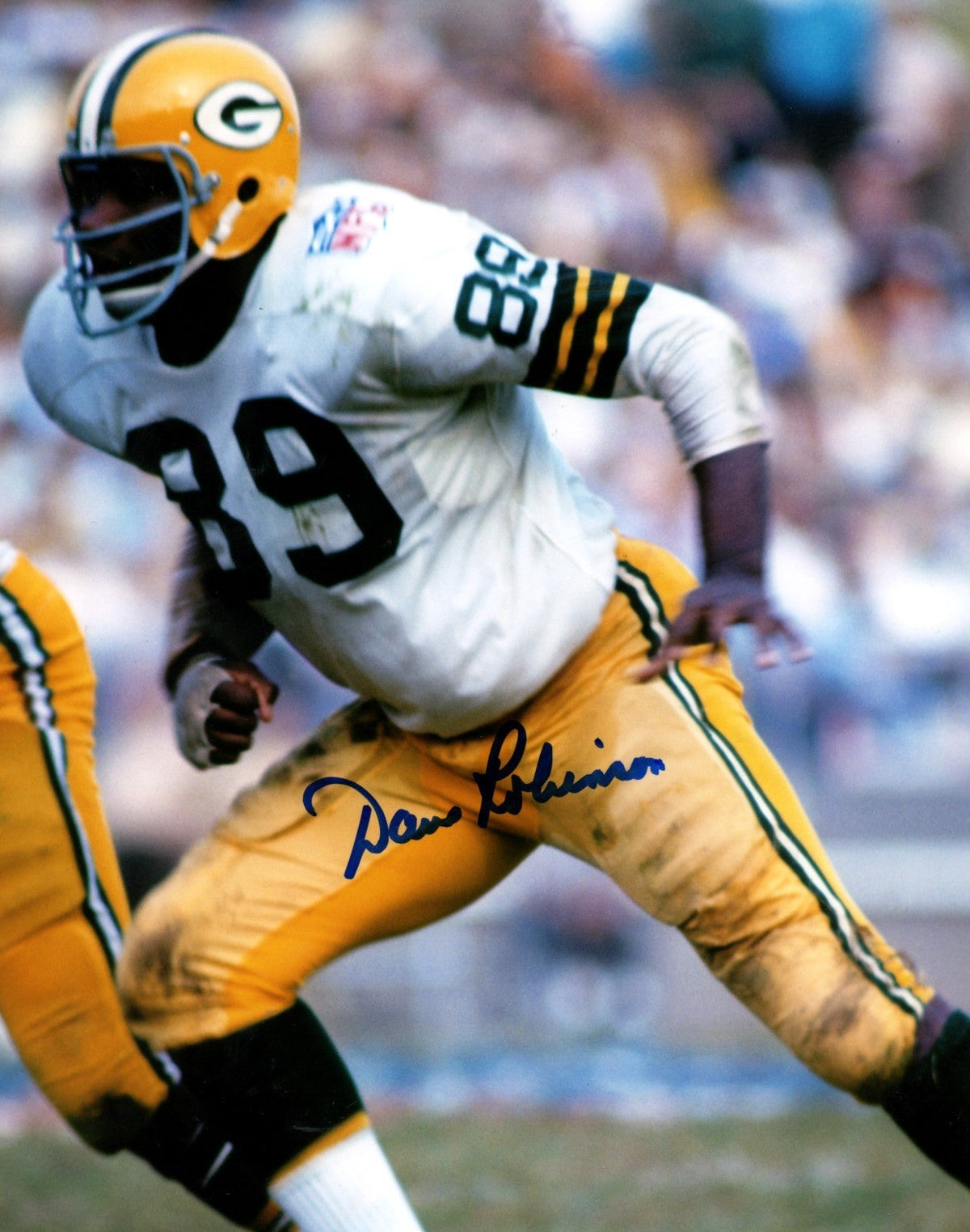 Dave Robinson Signed Autographed Green Bay Packers 8x10 Photo LSCM COA #2