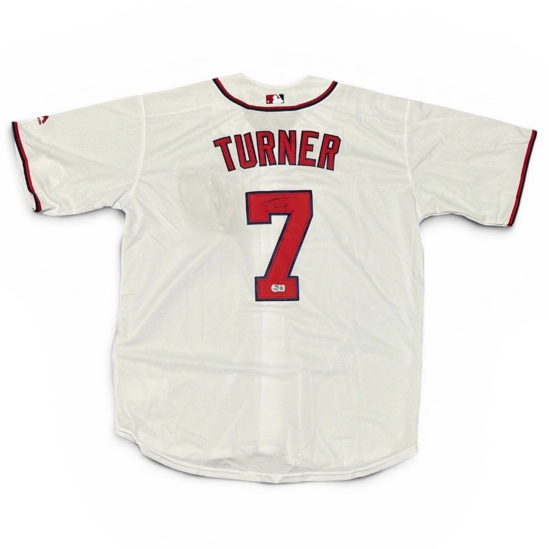 Trea Turner Signed Washington Nationals Custom Replica Jersey BAS COA