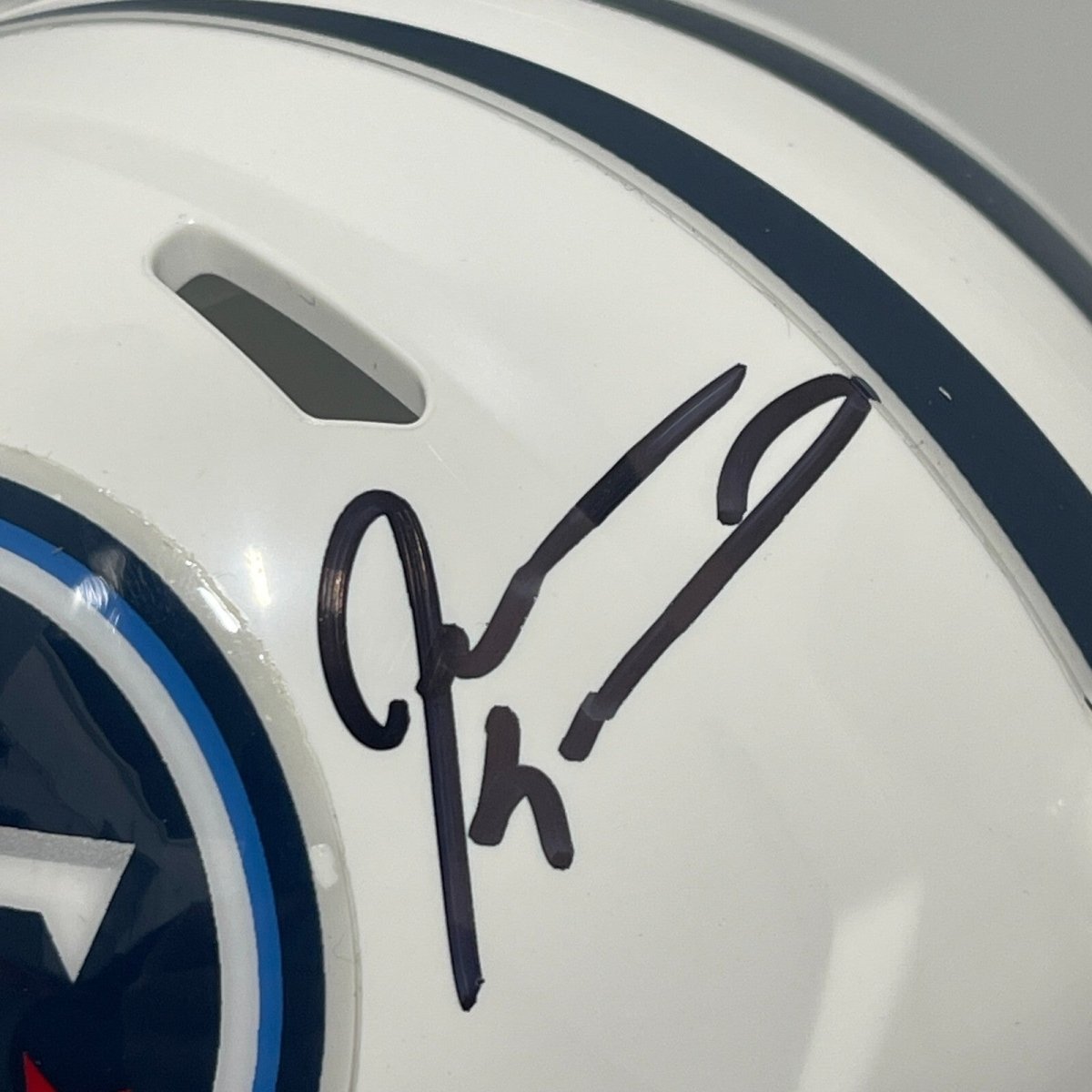 Jevon Kearse Signed Tennessee Titans TB Mini Helmet Beckett Witness BAS COA