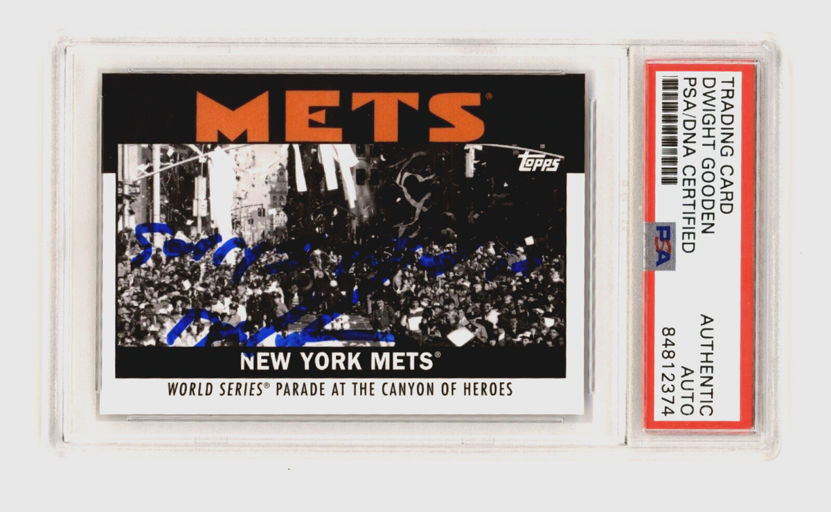 Dwight Doc Gooden 2021 Topps Once Upon a Time in Queens Sorry Missed It PSA Auto