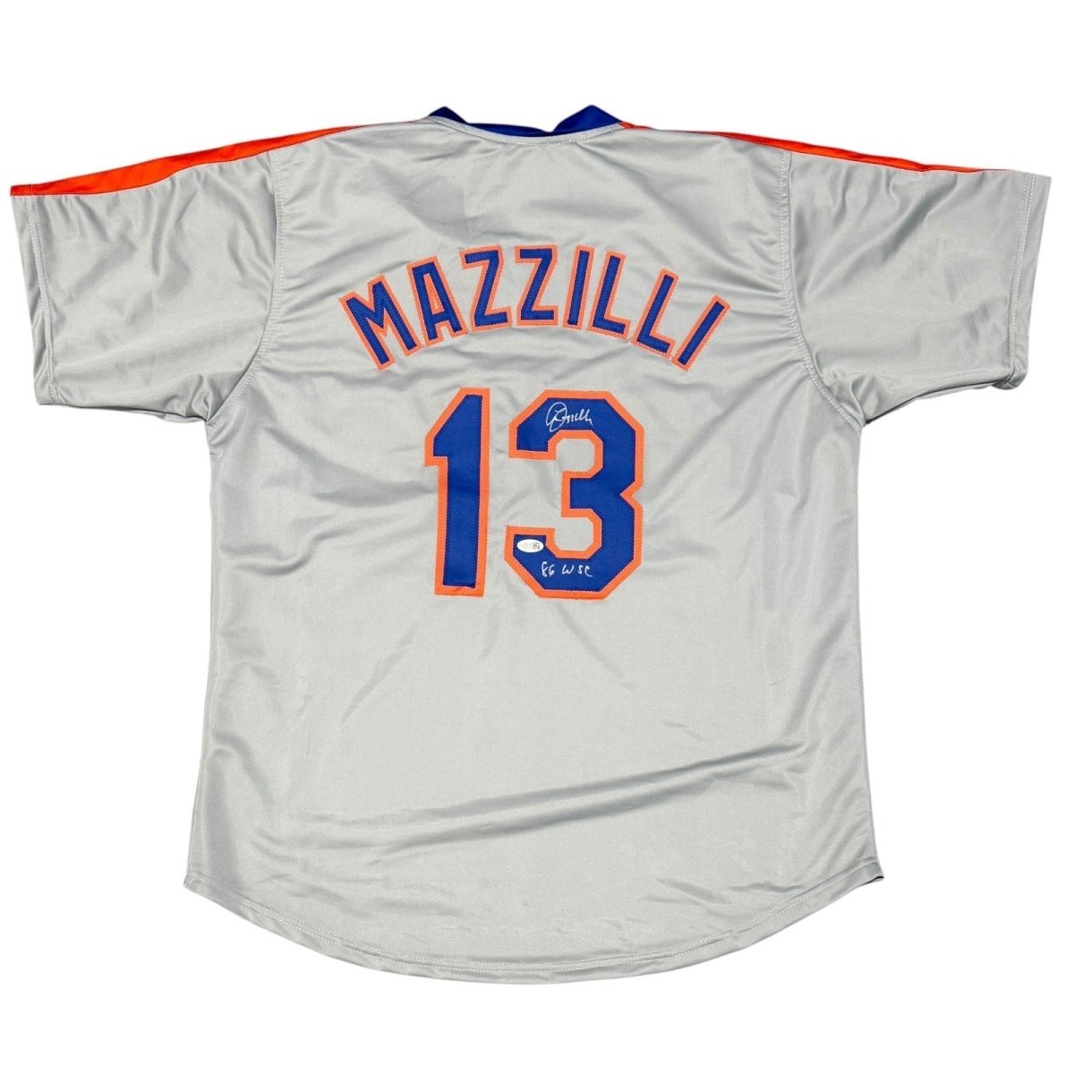 Lee Mazzilli Signed New York Mets Custom Jersey w/ 86 WSC JSA Witness COA