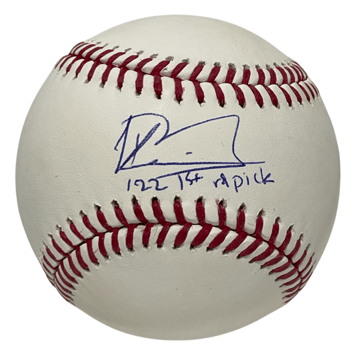 Kevin Parada Signed ROMLB Baseball w/ '22 1st Rd Pick Beckett BAS COA Mets