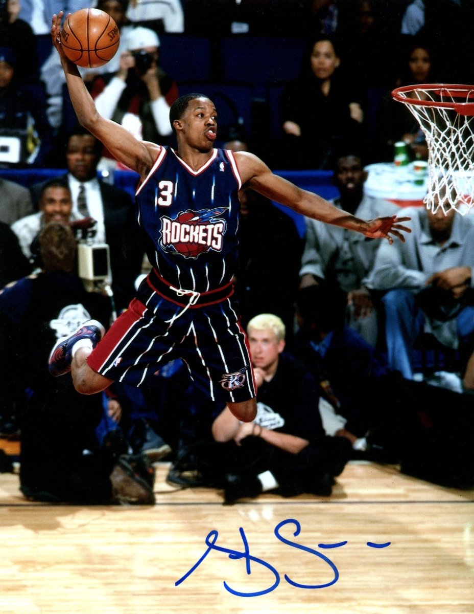 Steve Francis Signed Autographed Houston Rockets 8x10 Photo LSCM COA #2