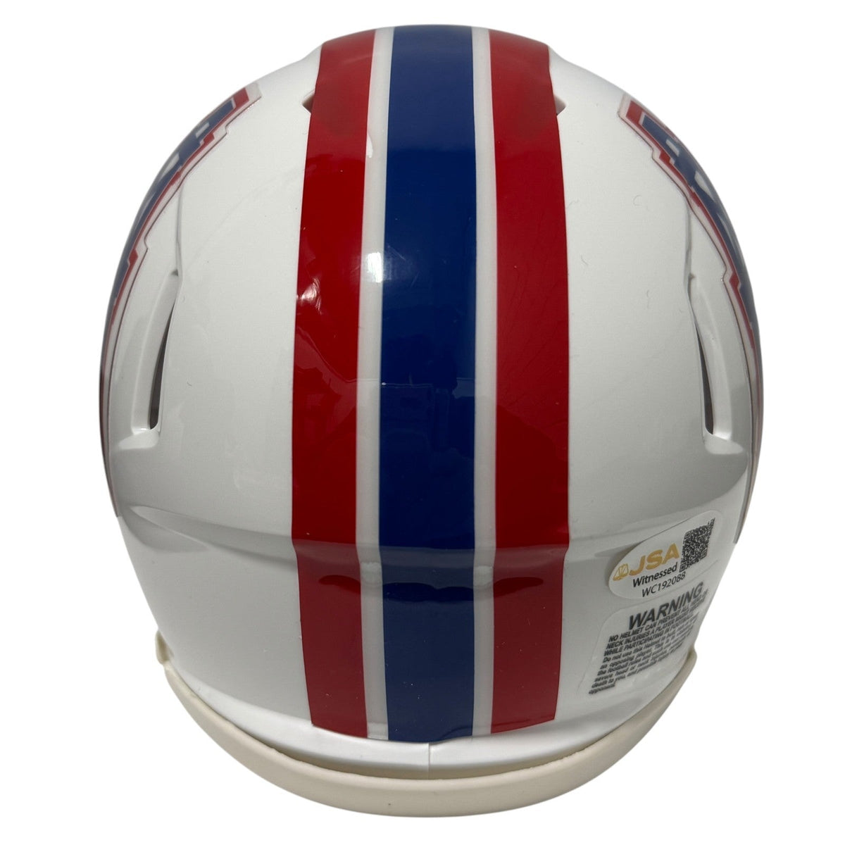 Robert Brazile Signed Houston Oilers TB Mini Helmet w/ HOF 18 JSA Witness COA