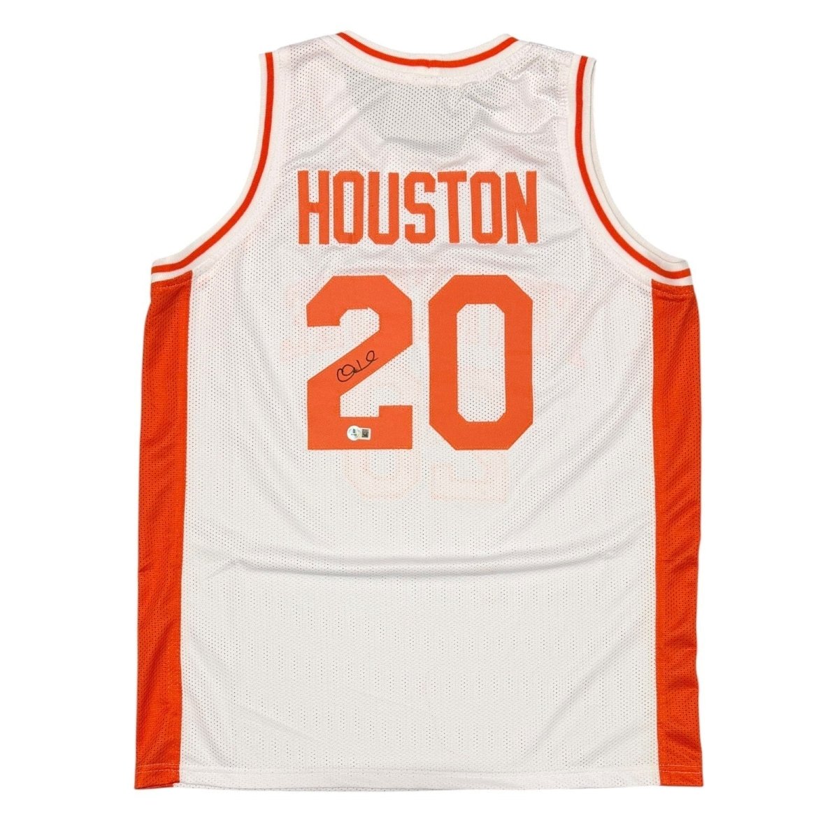 Allan Houston Signed Tennessee Volunteers Custom Jersey Beckett Witness BAS COA