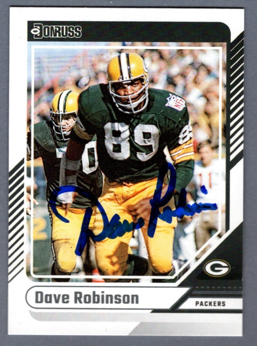 Dave Robinson Signed 2024 Donruss #192 LSCM COA Green Bay Packers