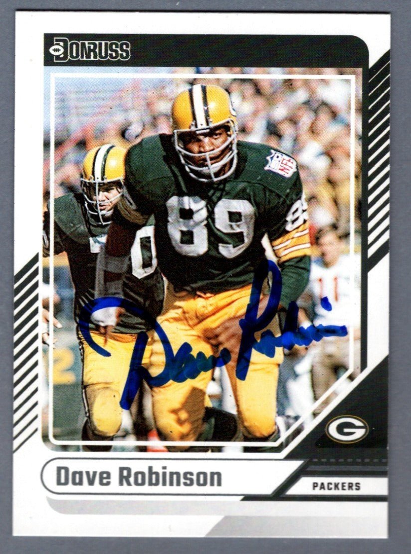 Dave Robinson Signed 2024 Donruss #192 LSCM COA Green Bay Packers