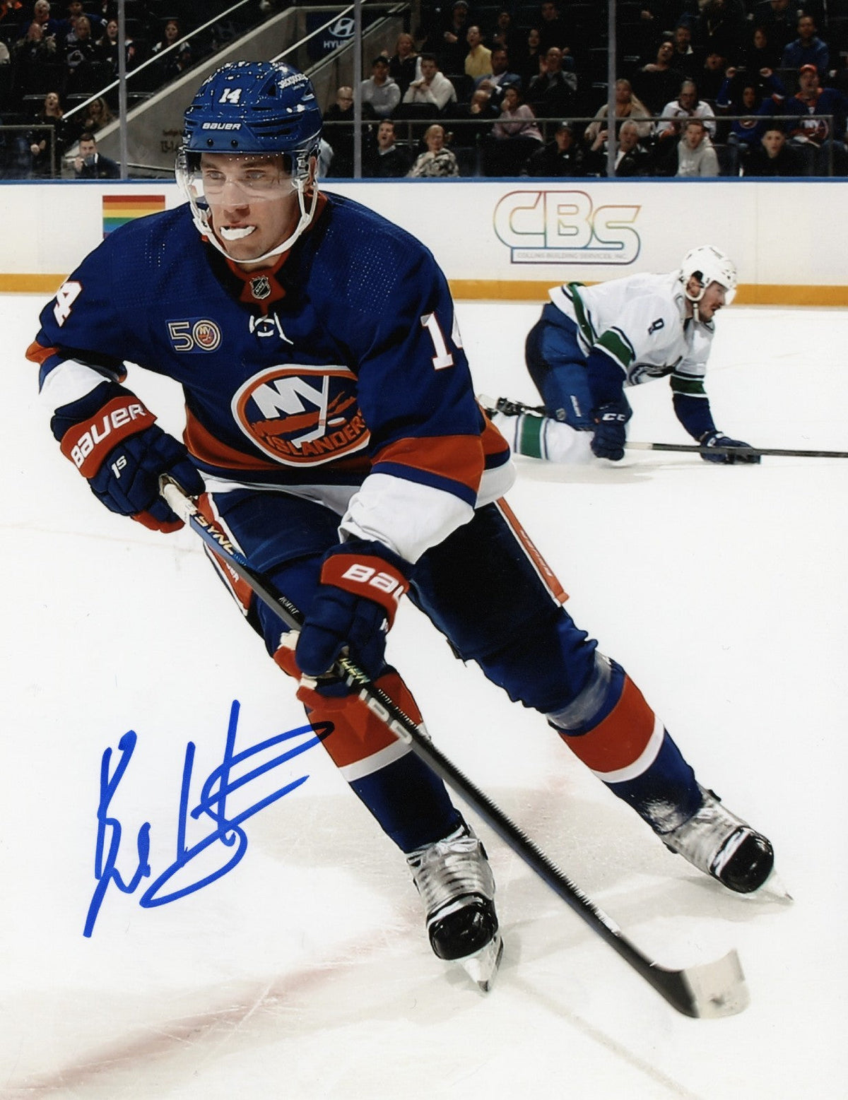 Bo Horvat Signed Autographed New York Islanders 8x10 Photo LSCM COA #2
