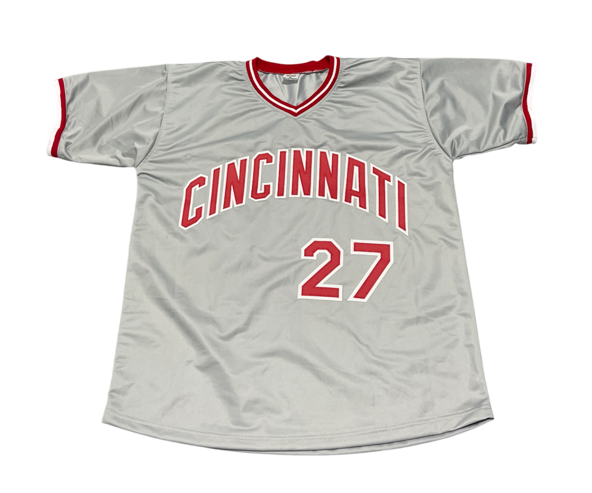 Jose Rijo Signed Cincinnati Reds Custom Jersey w/ 90 WS MVP Beckett Wit BAS COA