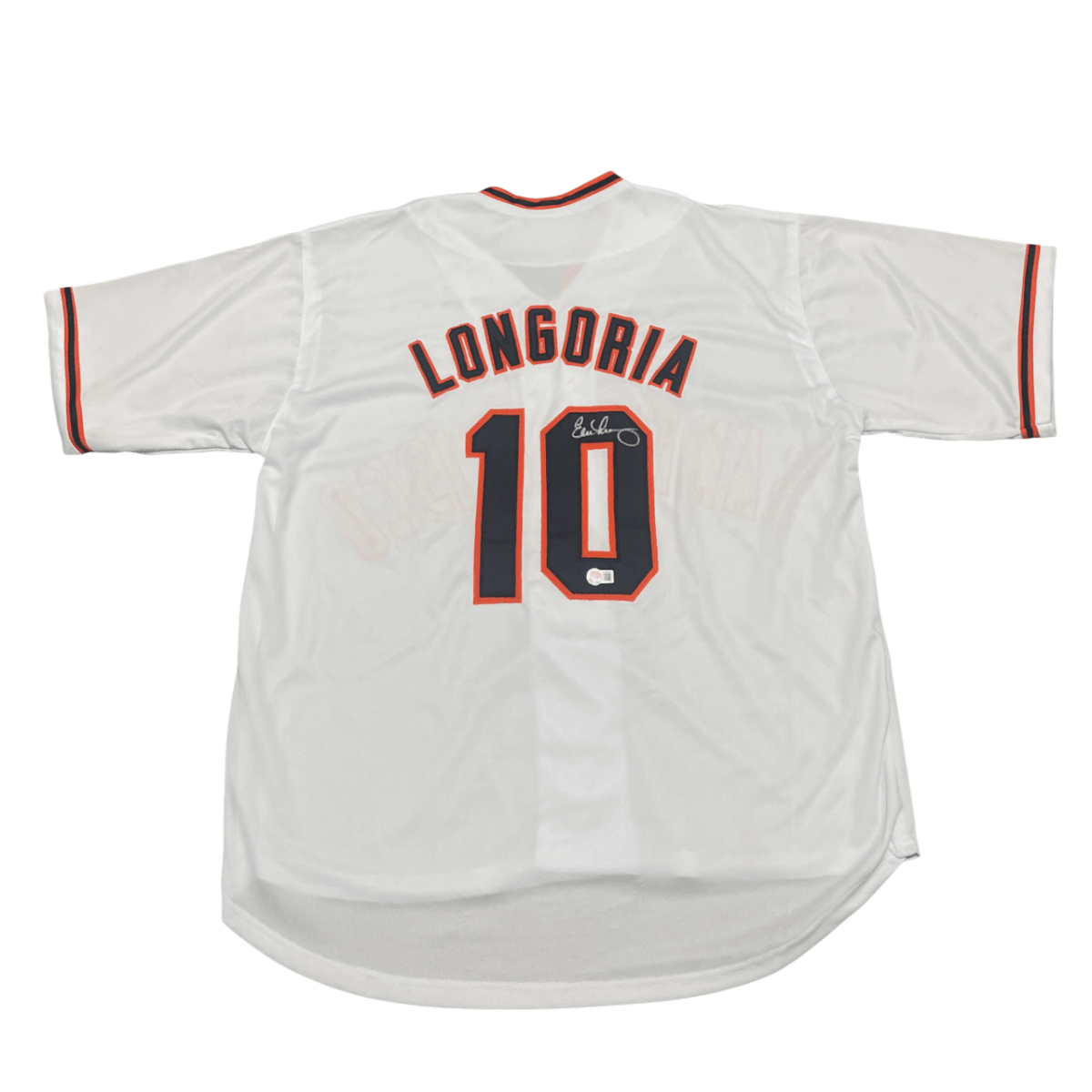 Evan Longoria Signed San Francisco Giants Custom Jersey Beckett BAS COA