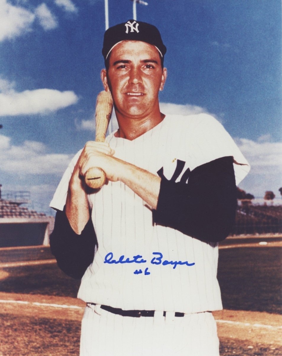 Clete Boyer Signed Autographed New York Yankees 8x10 Photo LSCM COA
