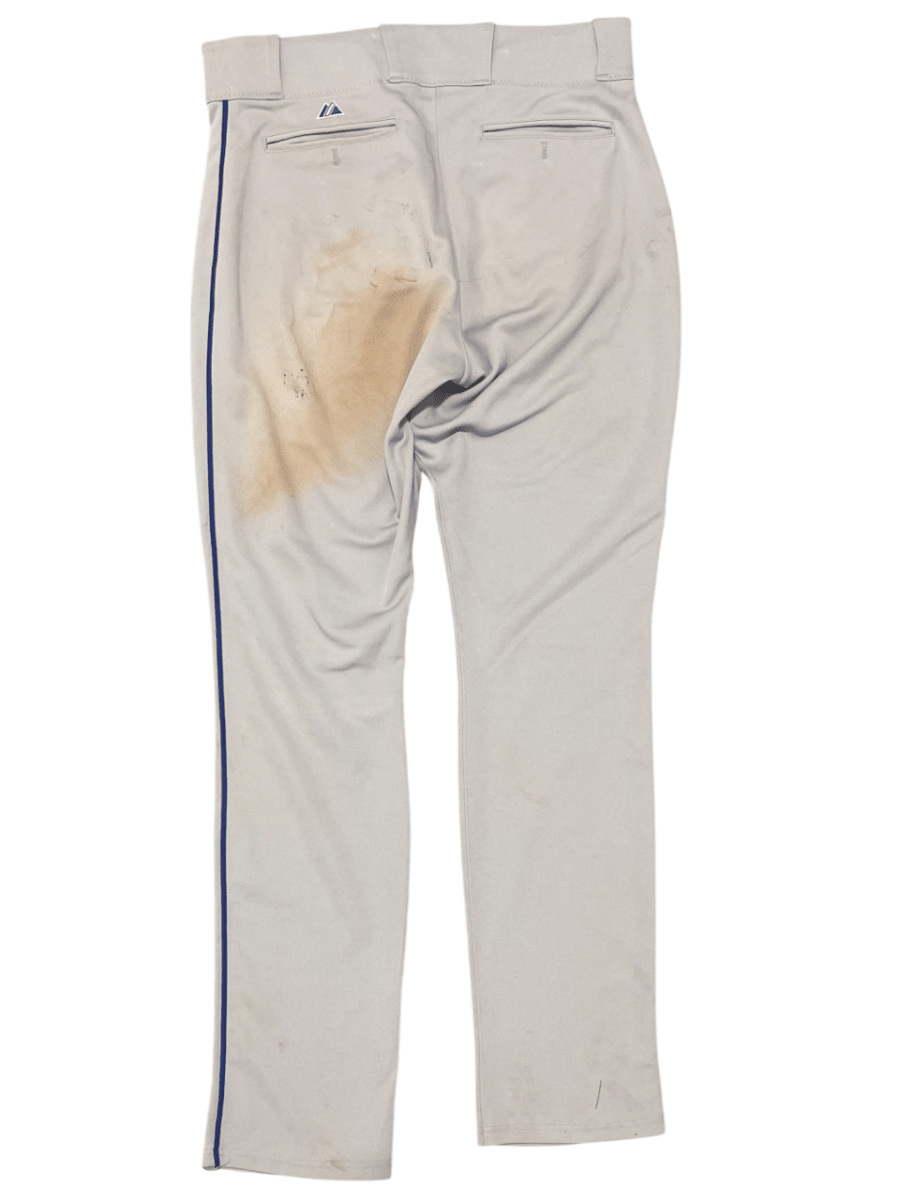 Wilmer Flores UNSIGNED 2014 New York Mets Game Used Issued Pants MLB COA HOLO