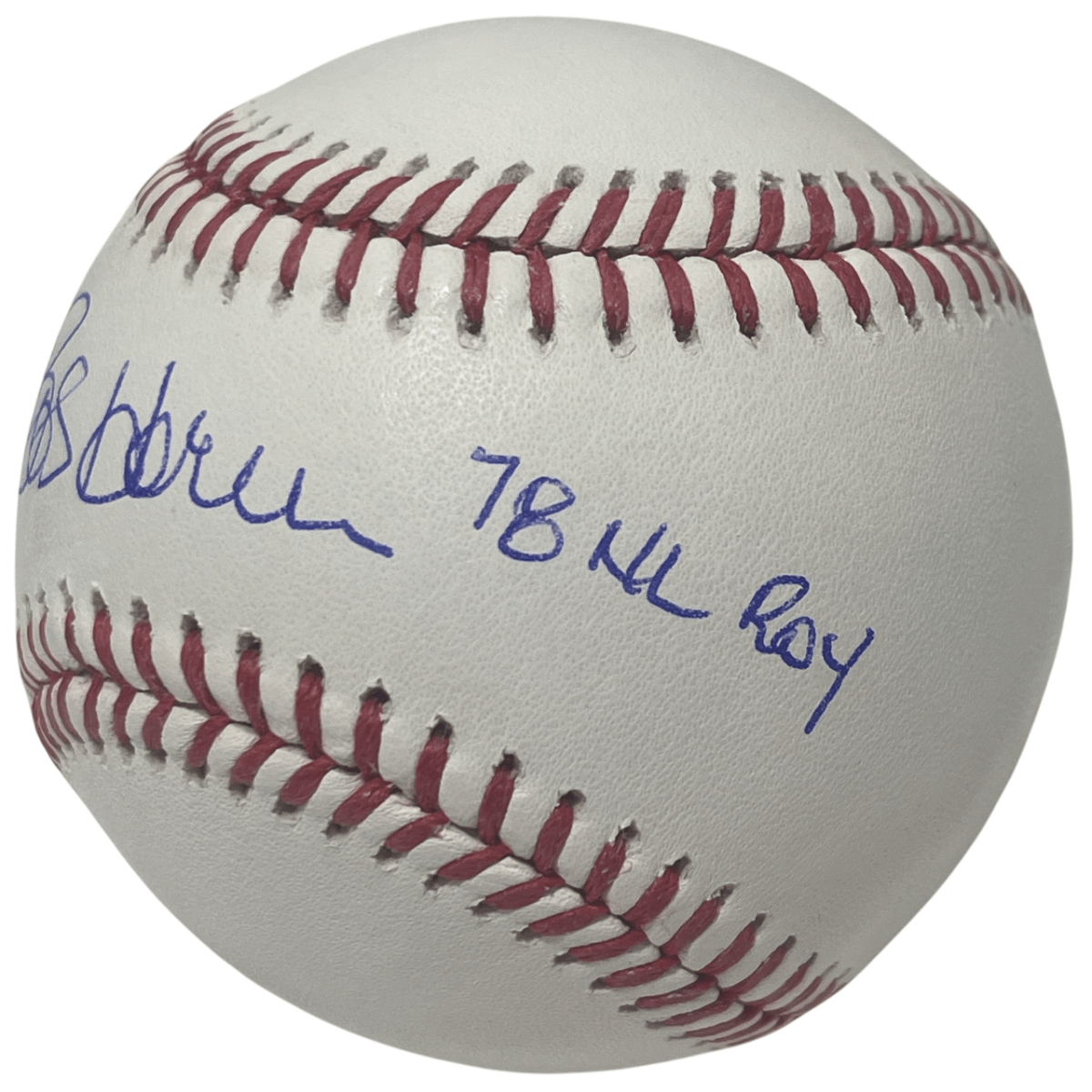 Bob Horner Signed ROMLB Baseball w/ 78 NL ROY Beckett Witness BAS COA