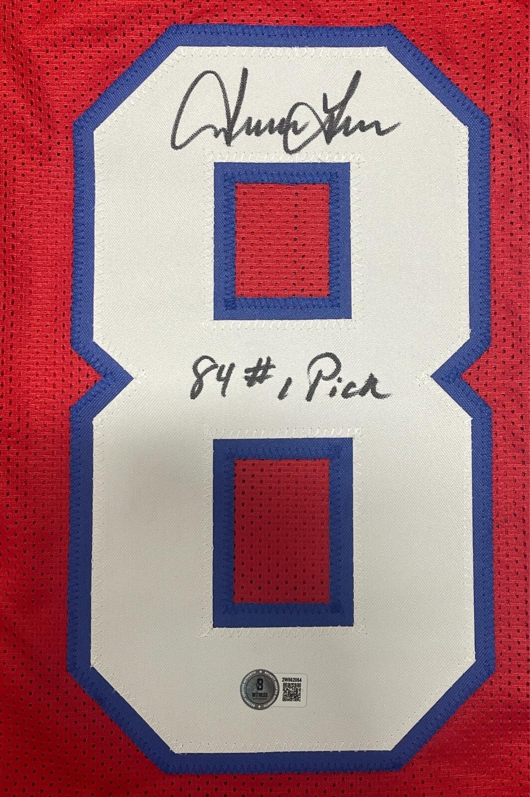 Irving Fryar Signed Patriots TB Custom Jersey w/ 84 #1 Pick Beckett Wit BAS COA