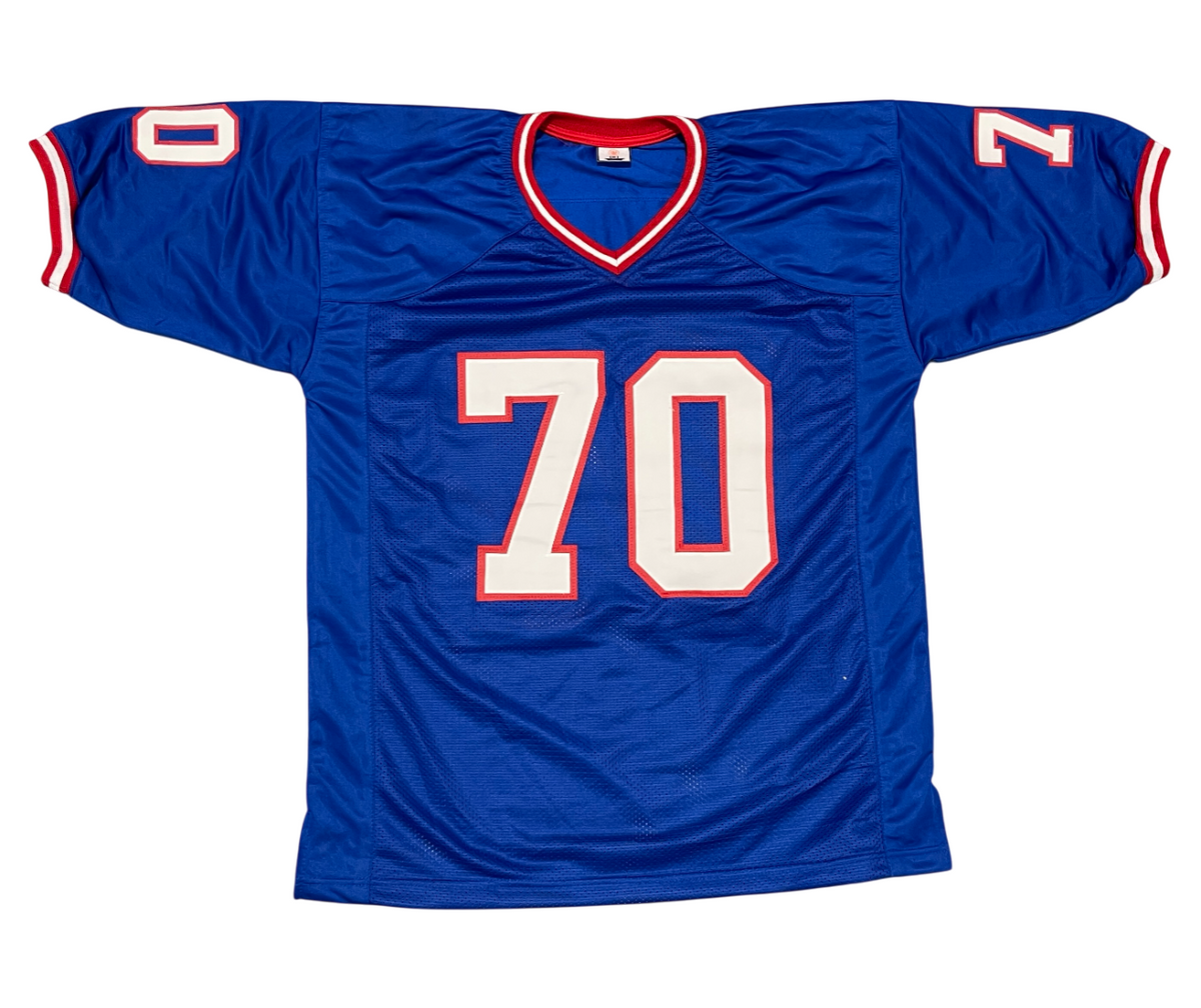 Leonard Marshall Signed New York Giants Custom Jersey 2x SB Champ Beckett W COA