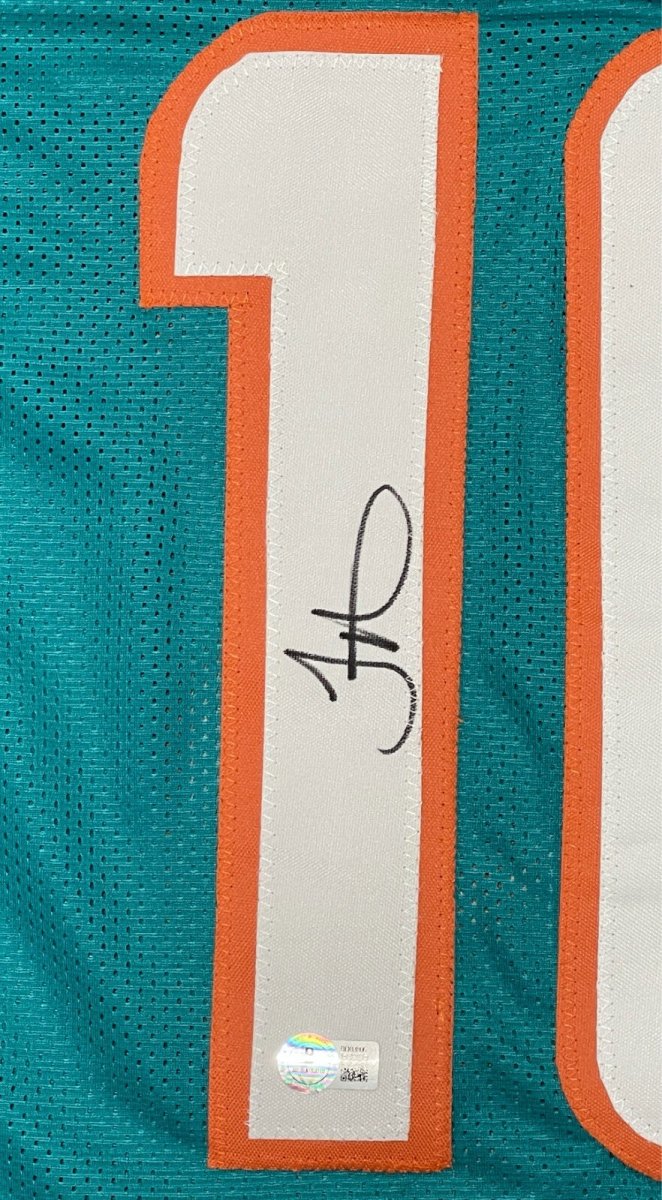 Tyreek Hill Signed Miami Dolphins Custom Jersey Beckett BAS COA
