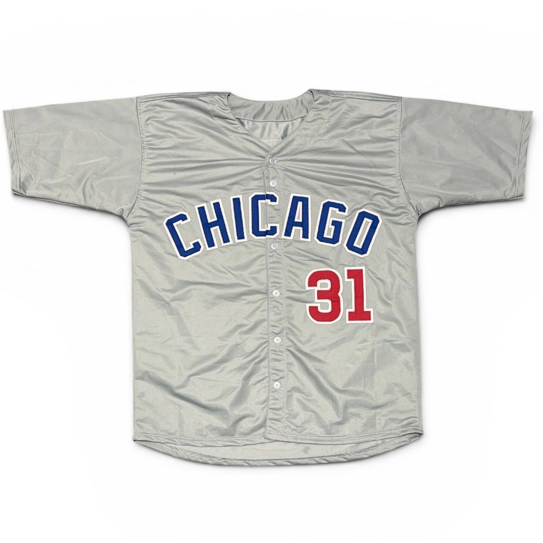 Fergie Jenkins Signed Autographed Chicago Cubs Custom Jersey JSA Witness COA