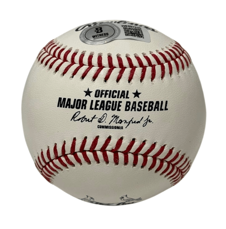 JJ Wetherholt Signed Cardinals City Connect The Lou Logo Baseball BAS W COA