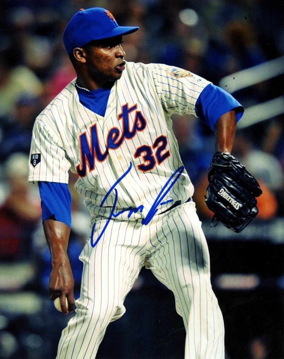 Jenrry Mejia Signed Autographed New York Mets 8x10 Photo LSCM COA #8
