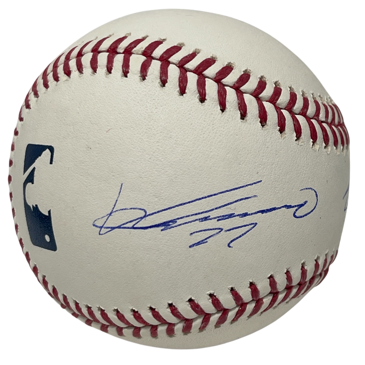 Vladimir Guerrero Jr &amp; Sr Dual Signed Rawlings ROMLB Baseball PSA COA