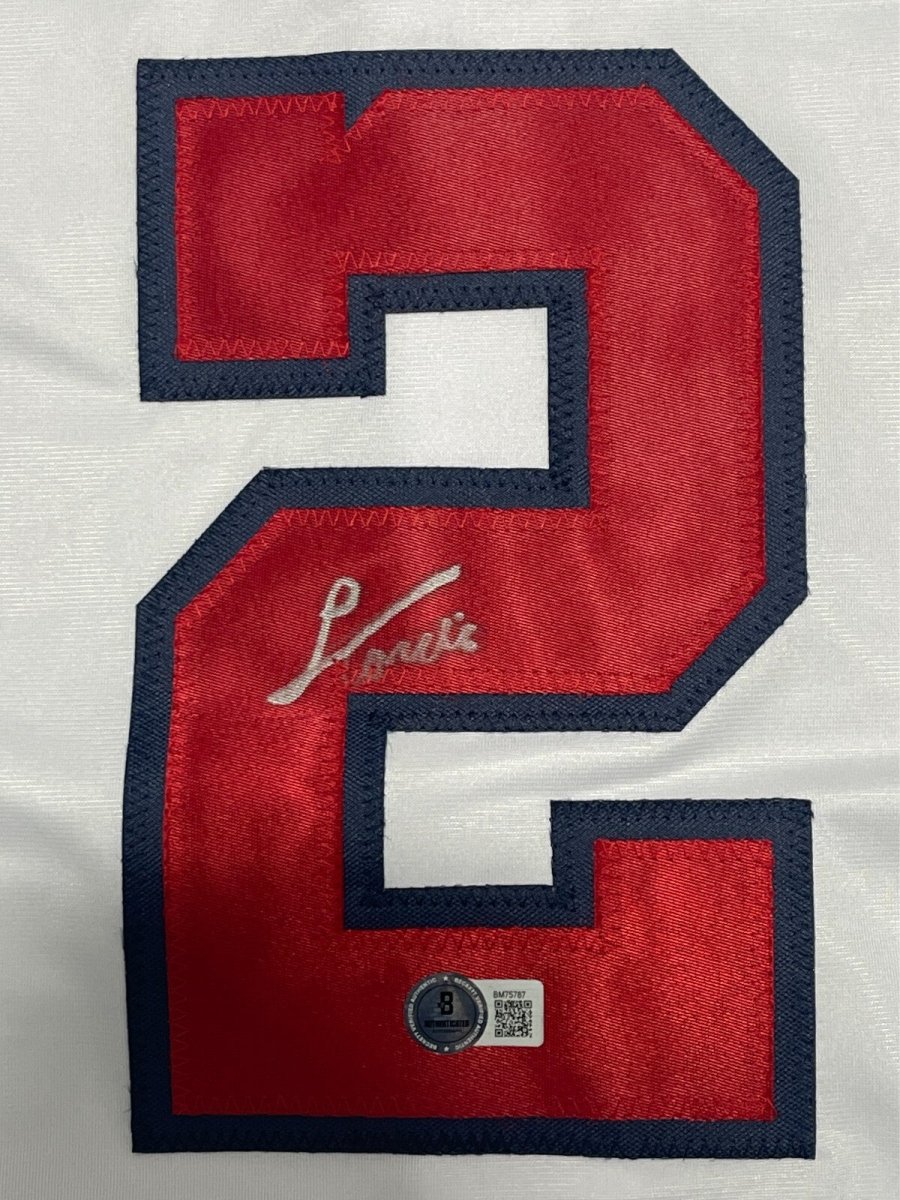 Luis Garcia Signed Washington Nationals Custom Jersey Beckett BAS COA