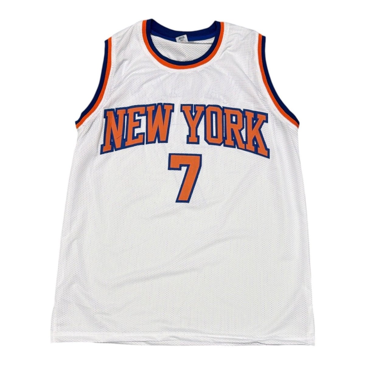Kenny Sky Walker Signed New York Knicks Custom Jersey w/ 89 Dunk Champ JSA W COA