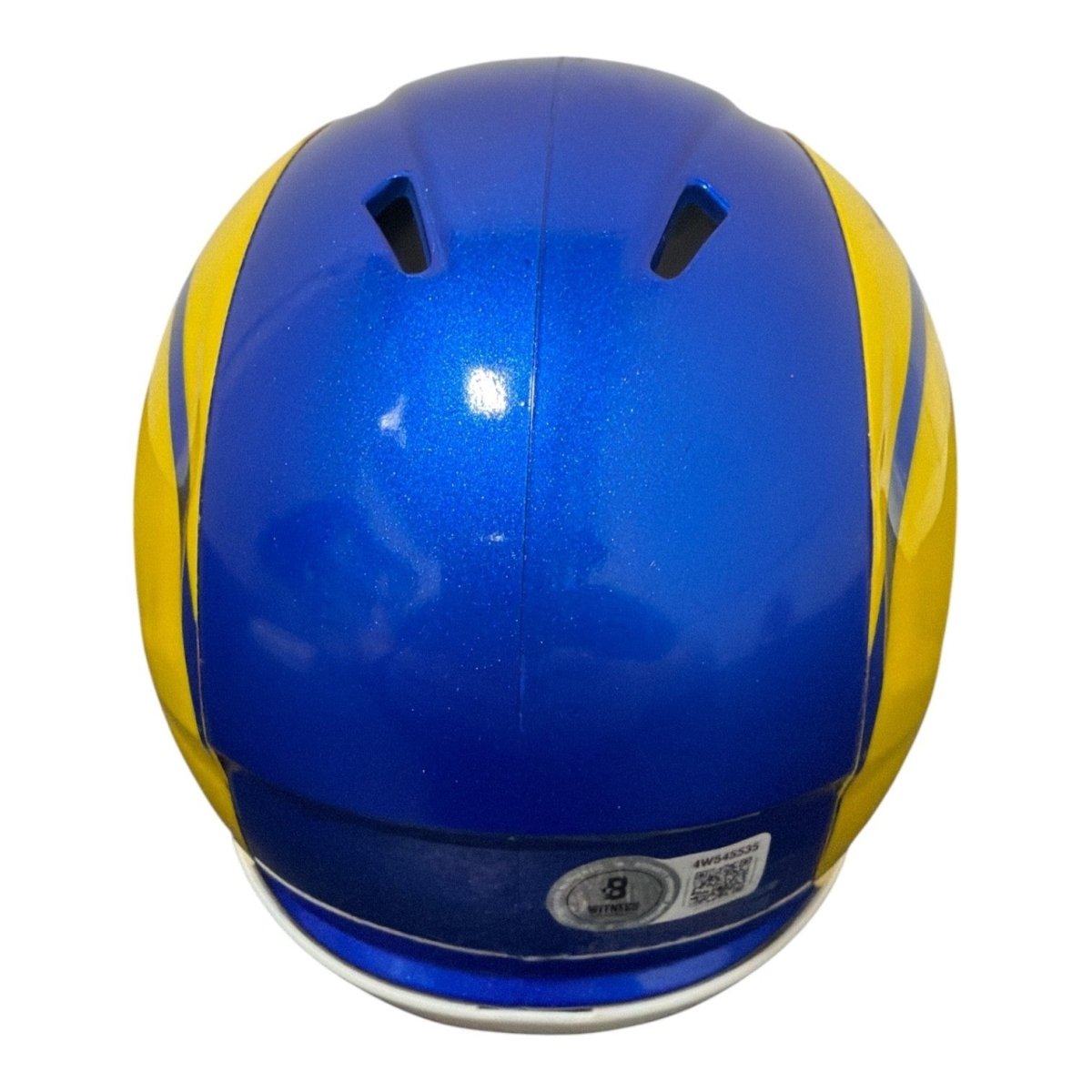 Aaron Donald Signed Los Angles Rams Speed Mini Helmet Beckett Witness BAS COA