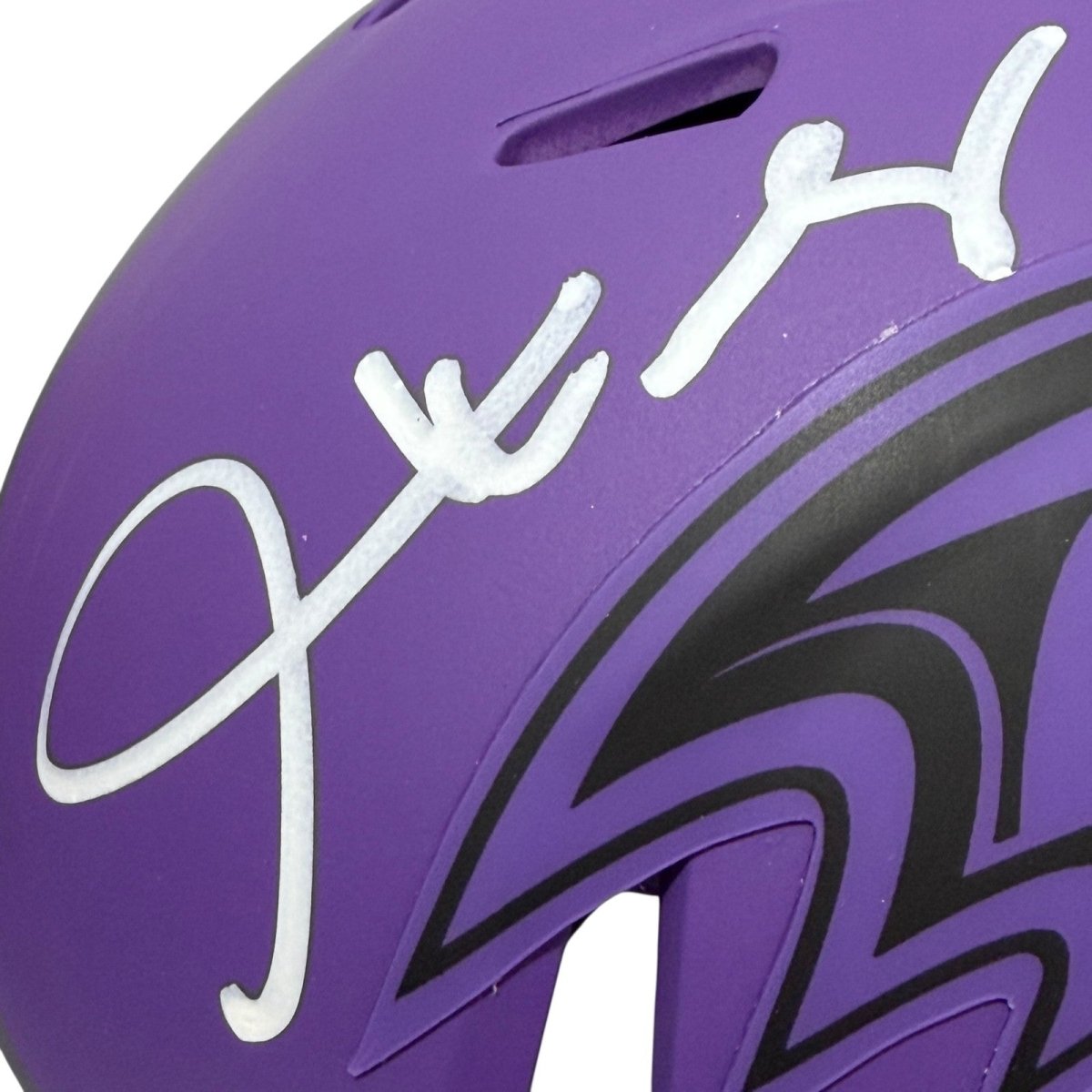 Derrick Mason Signed Autographed Baltimore Ravens Rave Mini Helmet JSA Wit COA