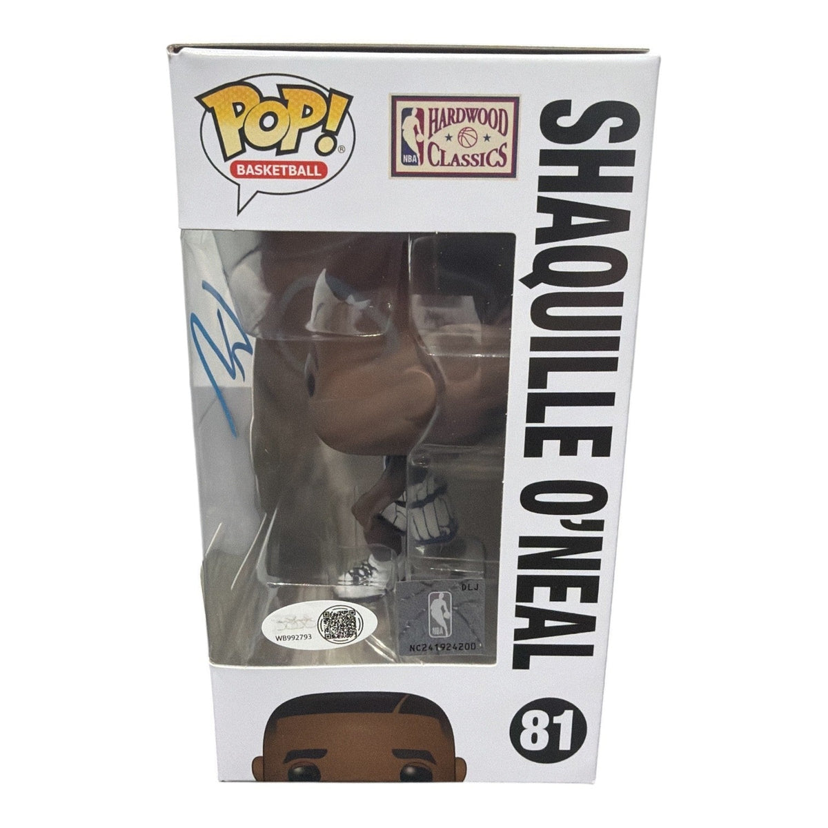 Shaquille O'Neal Signed Orlando Magic NBA HWC Funko Pop #81 JSA Witness COA Shaq