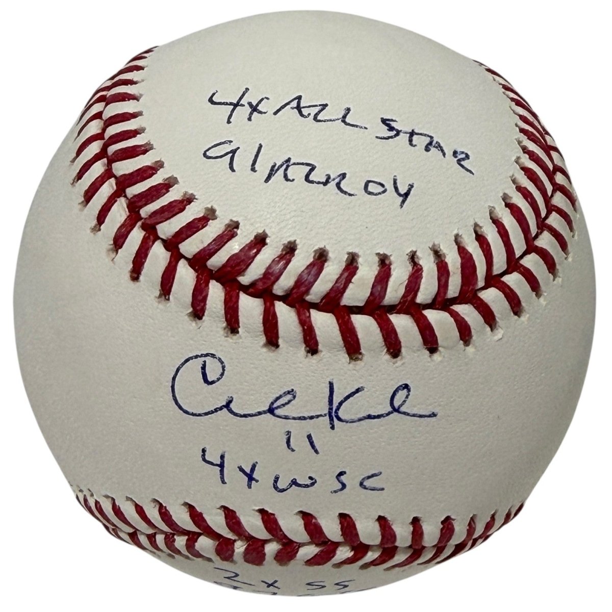 Chuck Knoblauch Signed Autographed ROMLB Baseball w/ 5x Insc JSA Witness COA