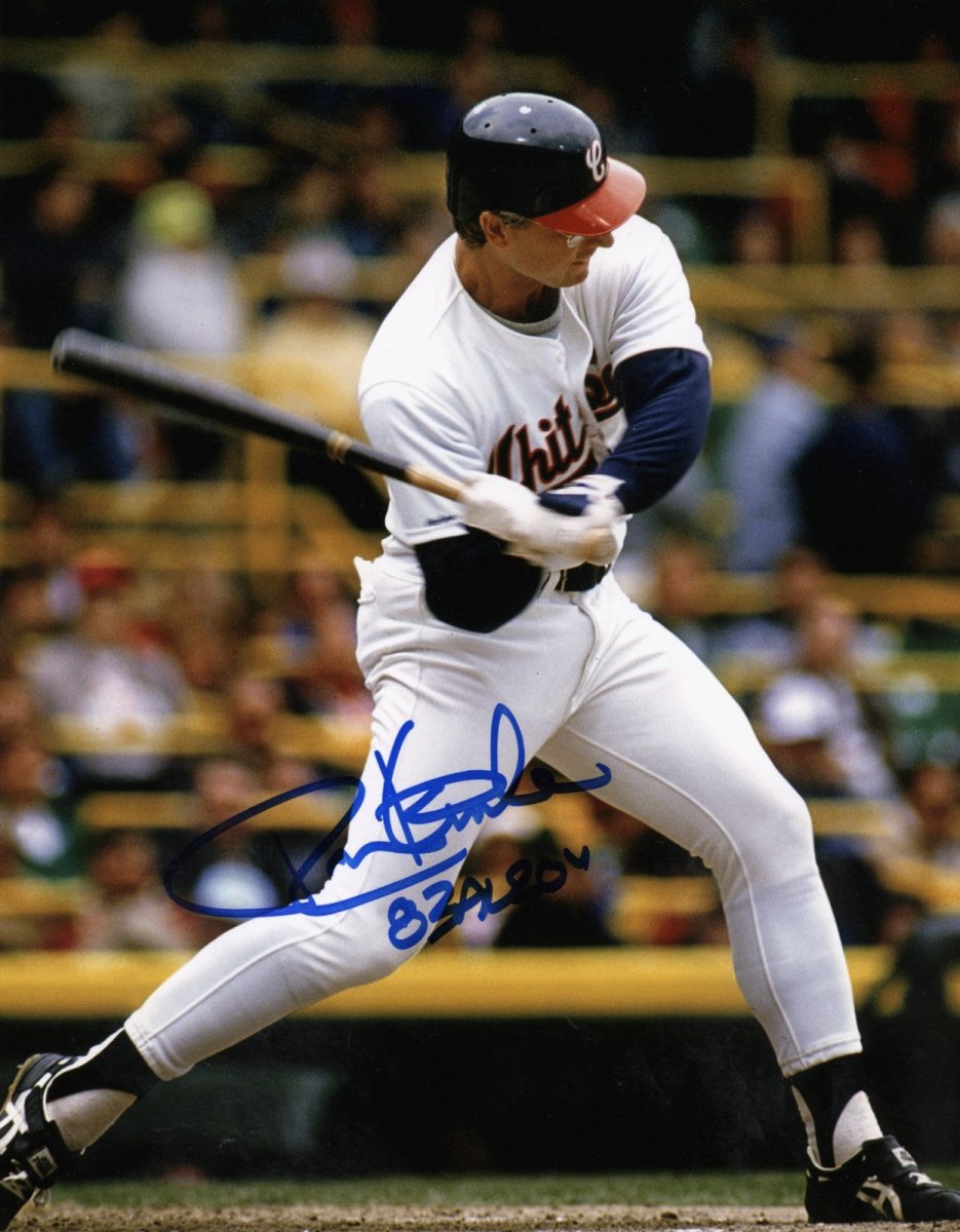Ron Kittle Signed Autographed Chicago White Sox 8x10 Photo w/ 83 AL ROY LSCM COA