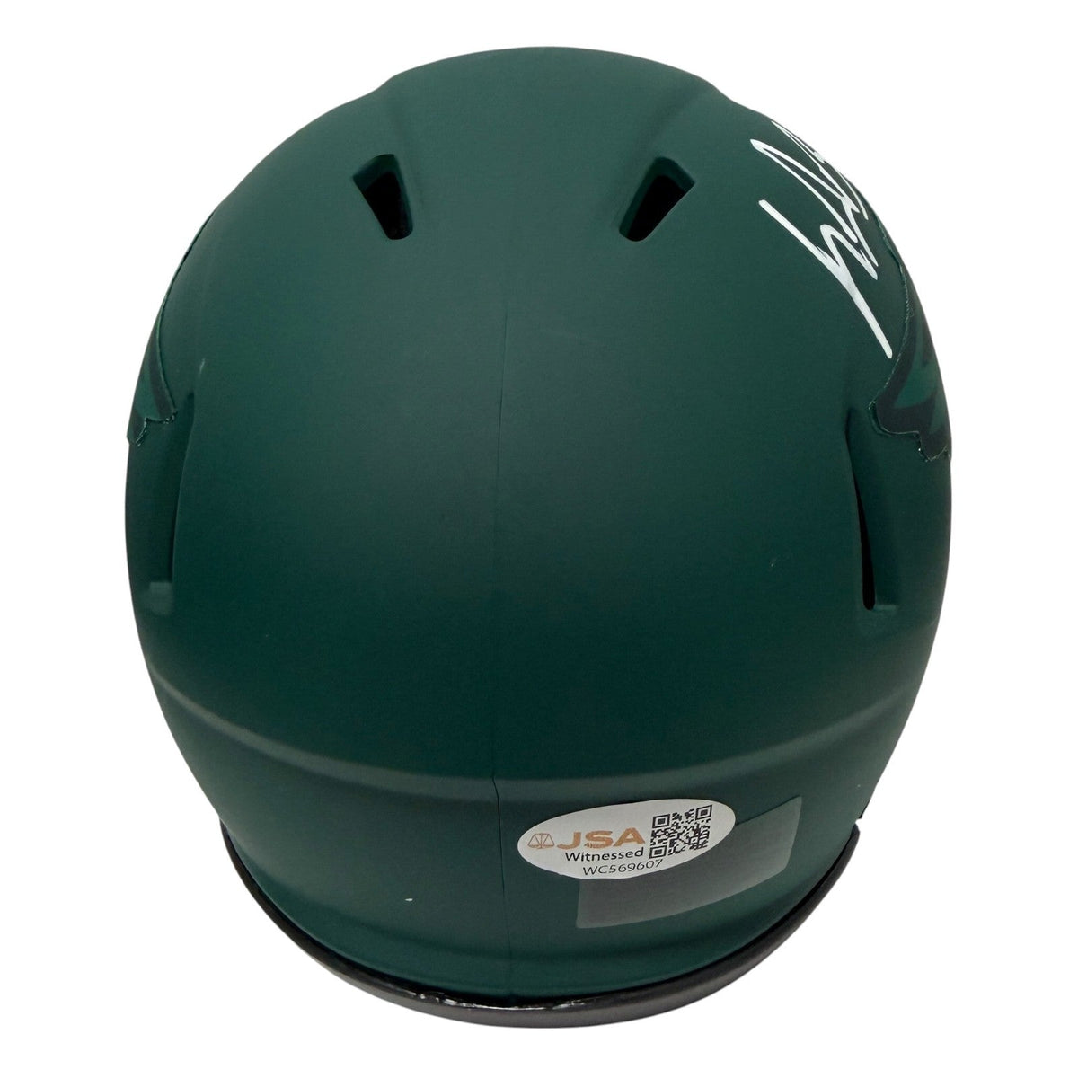 LeGarrette Blount Signed Philadelphia Eagles Rave Mini Helmet JSA Witness COA
