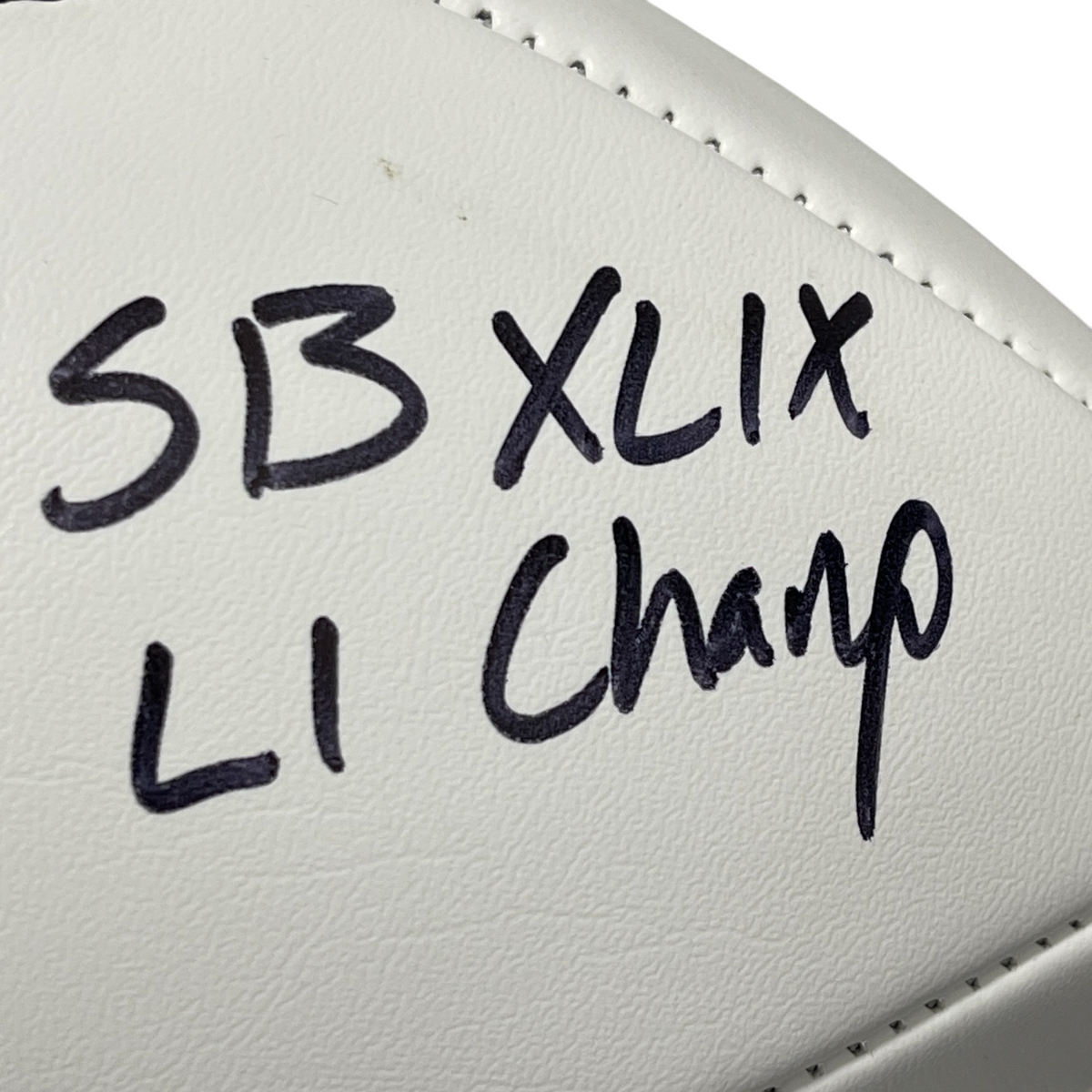 Rob Ninkovich Signed Patriots White Football SB XLIX LI Champ Beckett W BAS COA