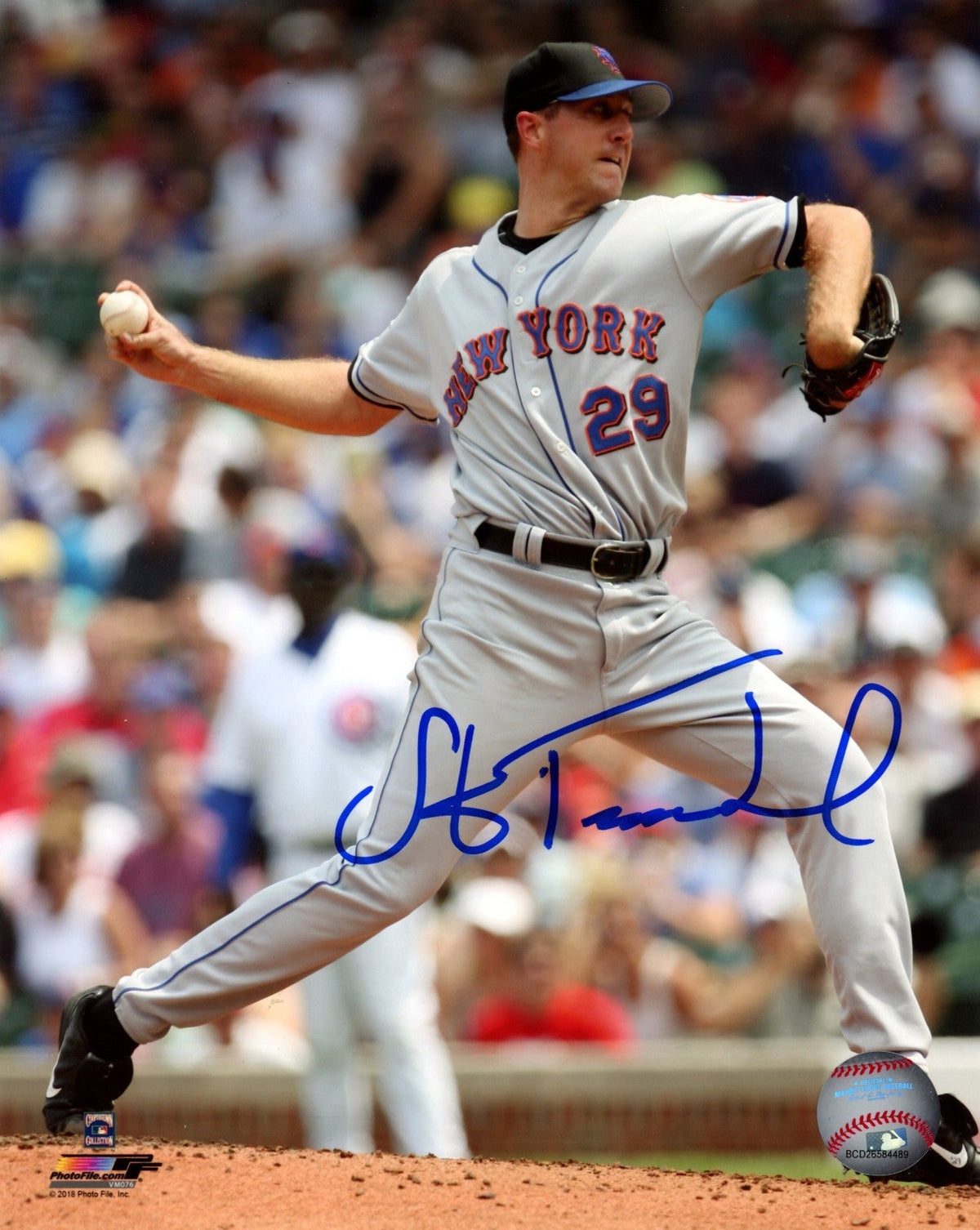 Steve Trachsel Signed Autographed New York Mets 8x10 Photo File LSCM COA #2