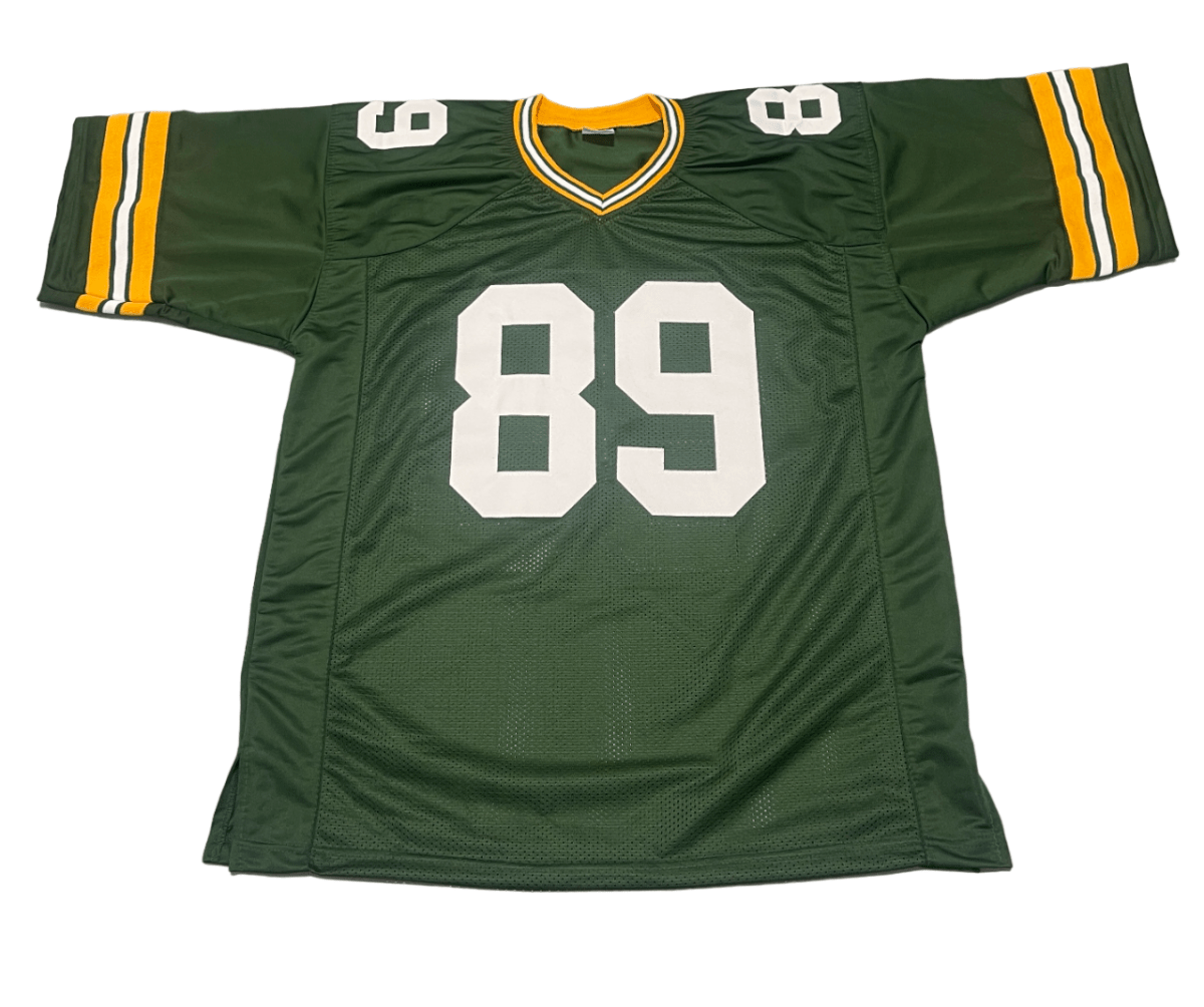 Dave Robinson Signed Green Bay Packers Custom Jersey w/ 3 Ins Beckett W BAS COA