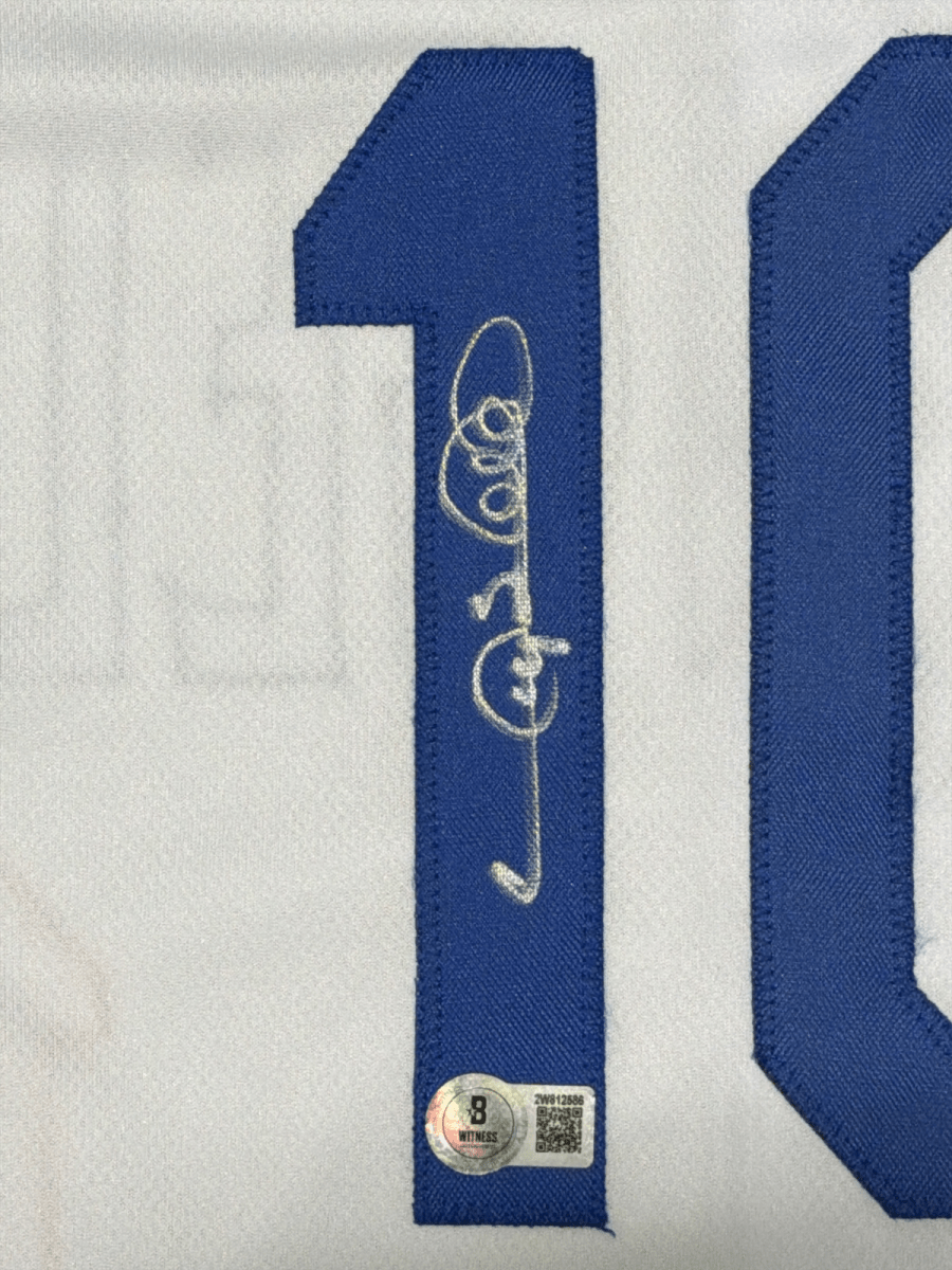 Gary Sheffield Signed Los Angeles Dodgers Custom Jersey Beckett Witness BAS COA